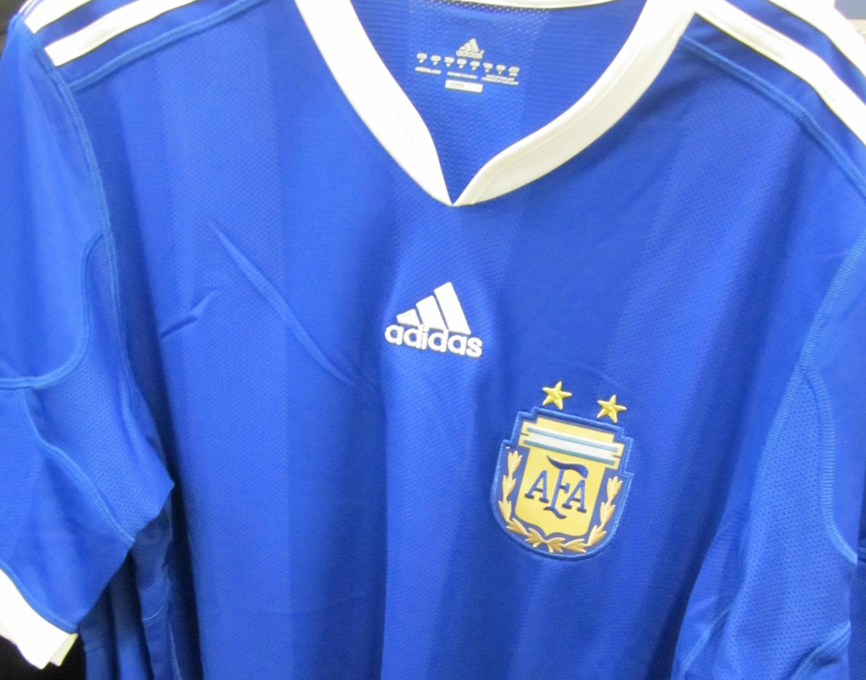 An Adidas Argentina national football team away jersey