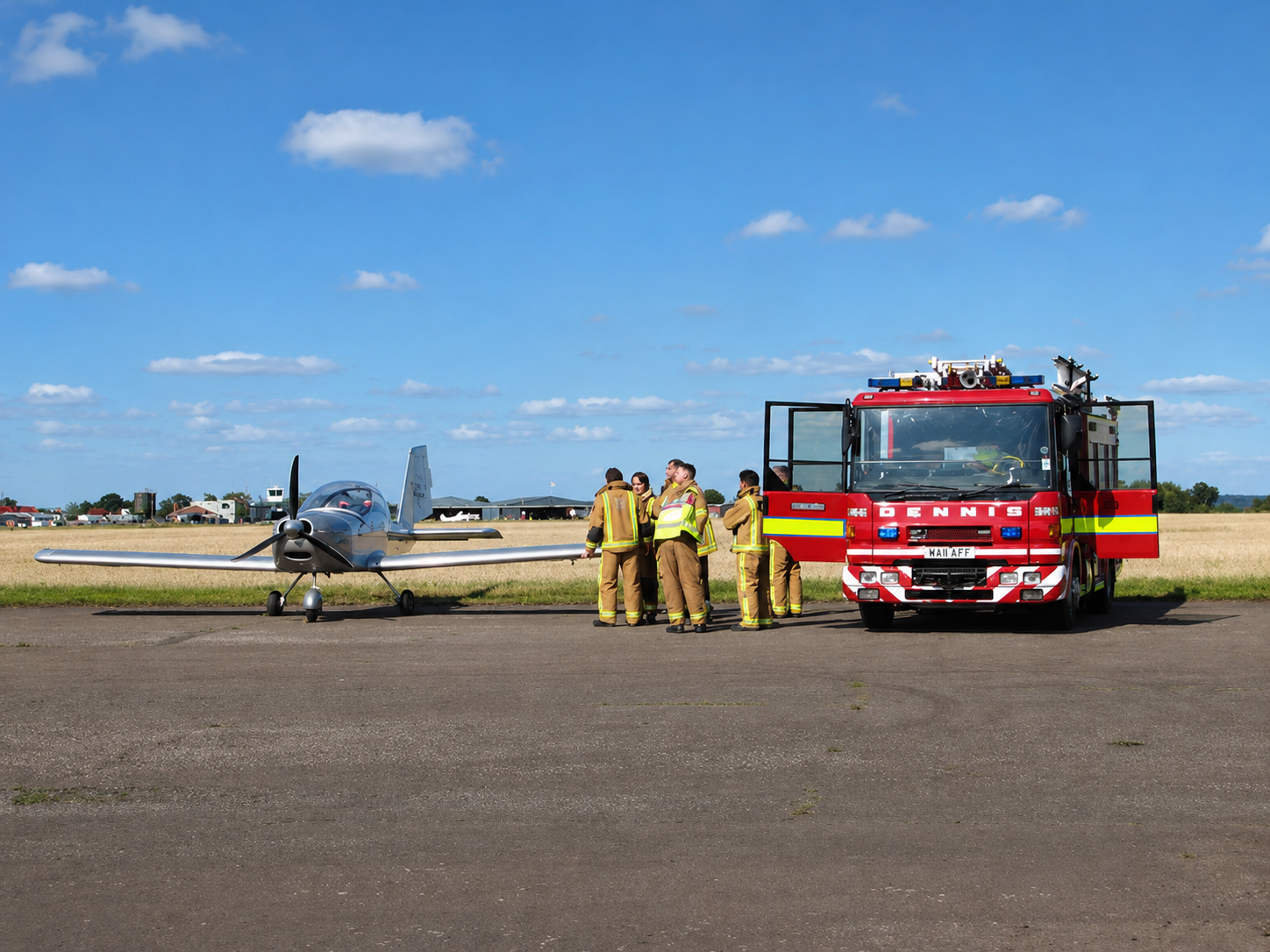 UK Firefighters deployed