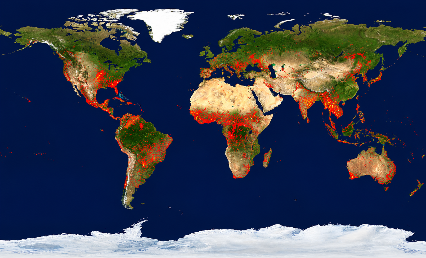 world fire map
