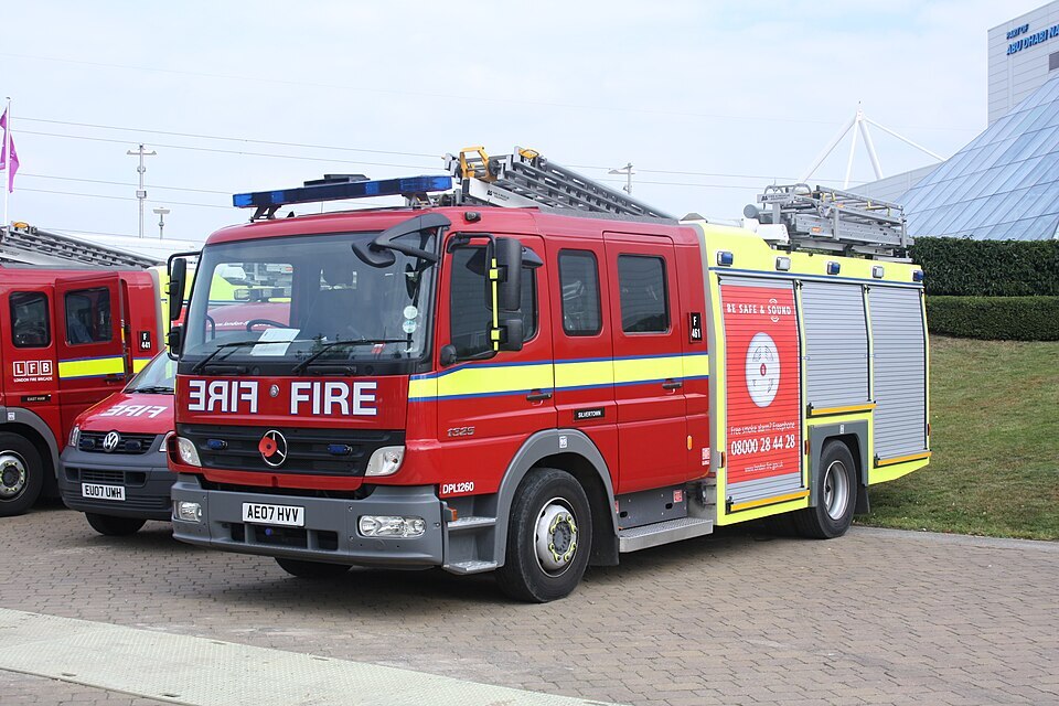 London Fire Brigade fire engine