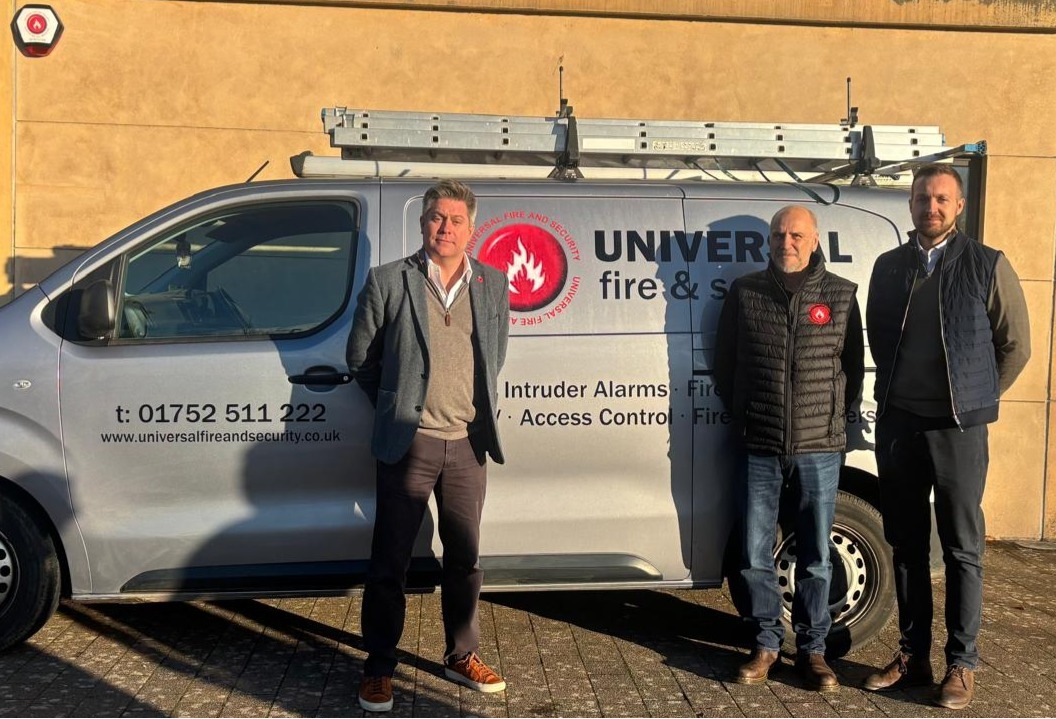 Left to right: Mark Bridges, Ranger Fire and Security -  CEO; Mark Gibson, Universal Fire and Security - Managing Director; Ian Teader, Ranger Fire and Security - Group Managing Director.