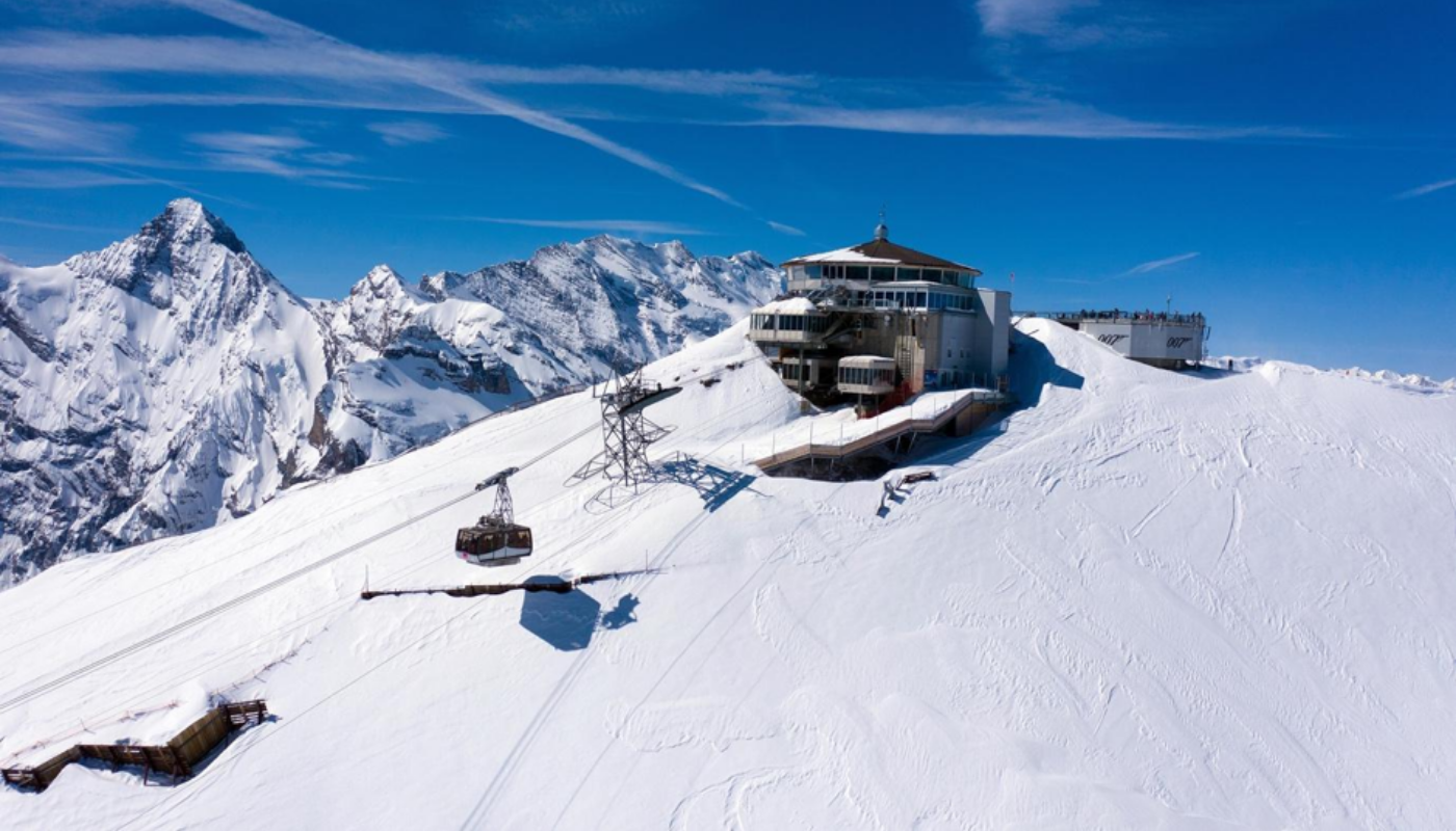 Fire protection for the world’s steepest cable car up to a famous James Bond film location